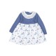 Bicycles blue dress